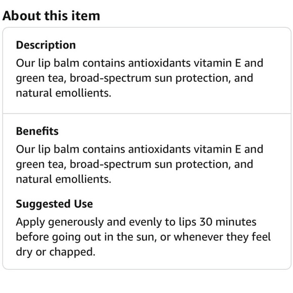 Jack Black Intense Therapy Lip Balm Natural Mint and Avocado Oil SPF 25 - Picture 3 of 7